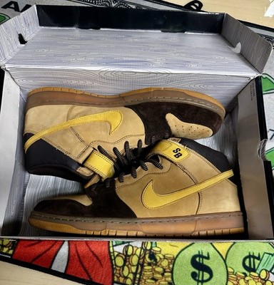 Super rare 2006 Nike Sb Dunk Mid - Wheat (New DS)