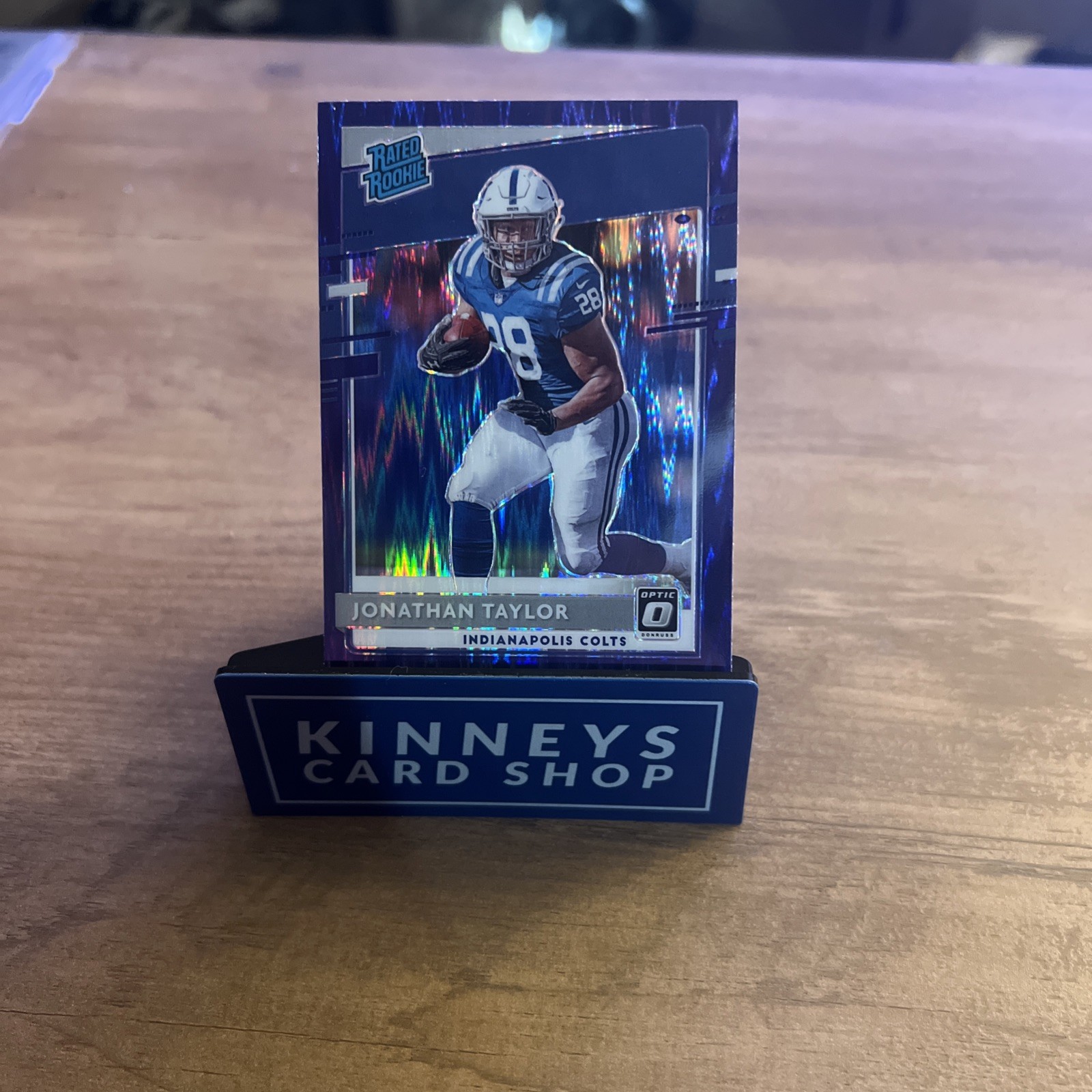 2020 Jonathan Taylor Panini Donruss Optic Rated Rookies Purple Shock Prizm #167