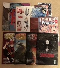 Anime und Manga Werbematerial Hefte Poster Aufkleber Konvolut Toxic Sushi Hefte