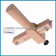 Adjustable Wooden Belt Cutter For Leather Craft Diy Tool With Replaceable