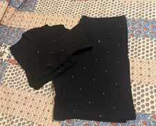 Victoria’s Secret XXL PINK Bling 2pc Thermal Shirt/pants Set~