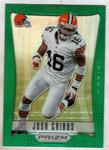 Josh Cribbs [Prizm] #47 2012 Panini Prizm card