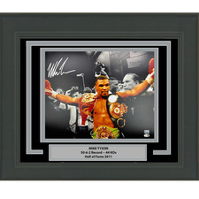 Mike Tyson Boxing Cards and Autographed Memorabilia Guide 47