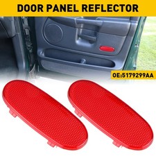 For 2002-2008 Dodge Ram Front 1500 Door Panel Reflector Light Interior Trim 2pcs