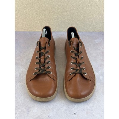 Groundies Urban Barefootwear Sneakers Mens 12 Brown Leather Low Top Lace Shoes