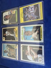 Lot of 6 Pirates legends Including 87 Donruss Barry Bonds Rookie Card #361 NM!