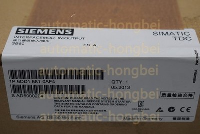6DD1 681-0AF4 ( 6DD1681-0AF4 ) Siemens Simatic TDC Interface Mod In/Output#HT