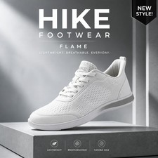 Hike Footwear Women's Shoes Flame Barefoot Wide Toe Box Minimalist Size 8.5 EU39