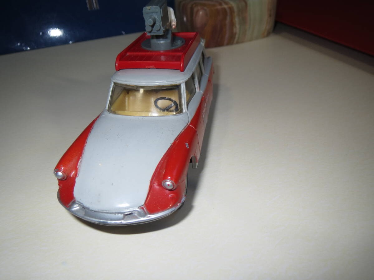 Dinky (France) Ref1404 Citroen TV Broadcast Van RTL Luxembourg 1/43 [Vintage