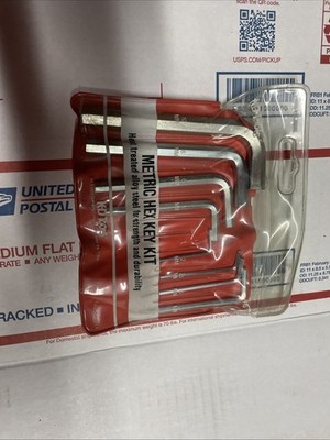 K-D Tools #46 Metric Hex Key 8 Pc Set COMPLETE 2mm-10mm - USA