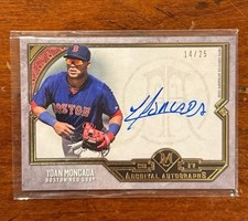 2017 Topps Museum Baseball Yoan Moncada RC Archivio Autografo Auto /25 #AA-YM