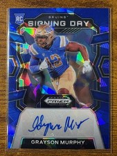 2024 Panini Prizm Draft Picks - Signing Day Grayson Murphy #SD-GMU Blue Ice