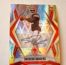 Panini 2025 Phoenix Silver Hyper Rookie Auto #154 Shedeur Sanders Browns