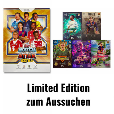 Match Attax Extra 25/26 Champions League 2025/26 Limited Edition zum Aussuchen