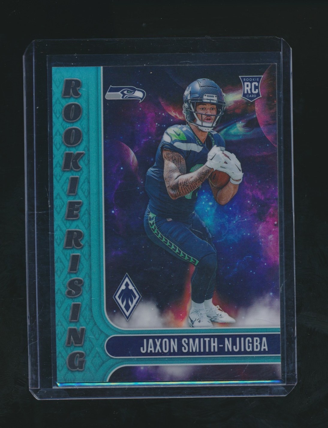 JAXON SMITH-NJIGBA 2023 PANINI PHOENIX ROOKIE RISING TEAL RC PARALLEL 089/150 #9