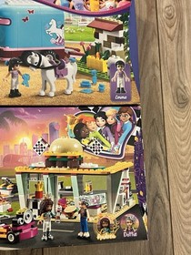 Lot Of 2 LEGO Friends Emma&rsquo;s Horse Trailer & Drifting Dinner Set 3186 41349 NEW
