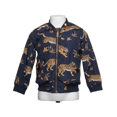 The Striped Cat, Bomberjacke, Unisex (Kinder), Größe: 98/104, Blau/Orange #hHN