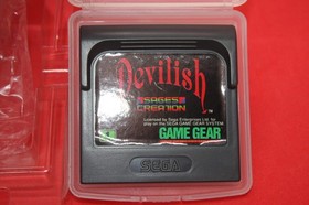 Sega Game Gear Devilish With Manual CIB