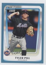 2011 Bowman Draft Prospects Blue 339/499 Tyler Pill #BDPP17 1c6