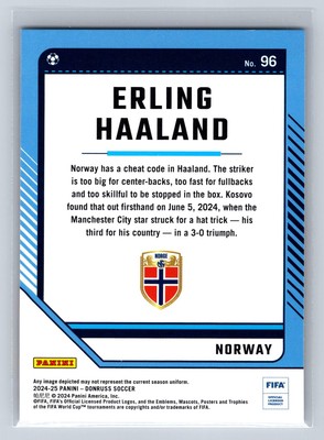 Erling Haaland 2024-25 Donruss Norway #96 | eBay