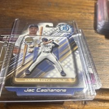 2024 Bowman Draft Chrome In Action BIA-5 Jac Caglianone Royals SP Die-Cut 1st