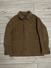 Men's Gant Short Wool Manteco Camel Jacket Field Shirt sz 2XL