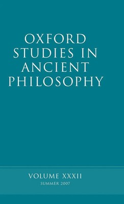 David Sedley | Oxford Studies in Ancient Philosophy XXXII | Buch | Englisch