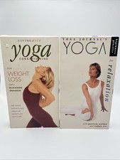 Yoga For Weight Loss And Yoga For Relaxation VHS Lot Of 2 Tapes