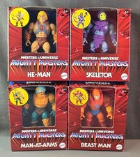 MOTU MIGHTY MASTERS He-Man Man-At-Arms Skeletor Beast Man Figures NEW