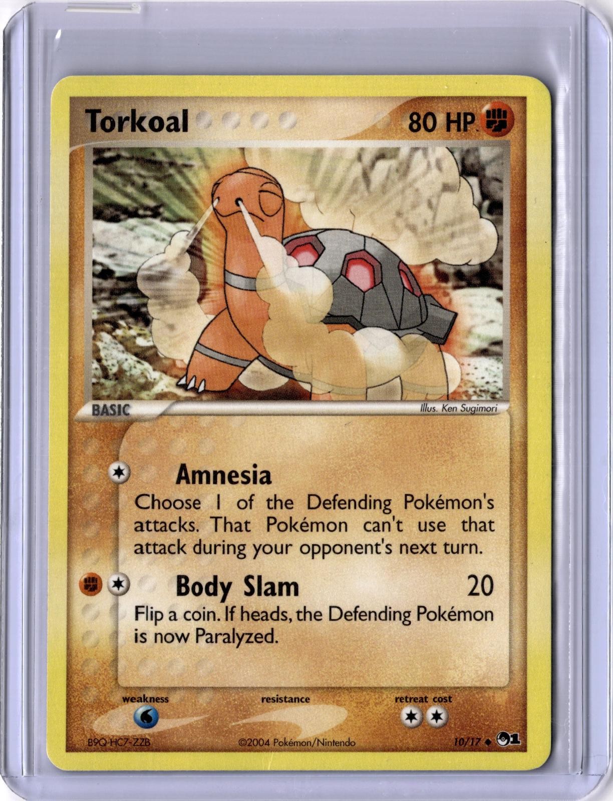 Torkoal 10/17 Uncommon POP Series 1 Pokemon Near Mint