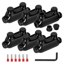 Insulated Inline Splice Connector 2/0-6 Gauge Aluminum to Copper Wire Connectors