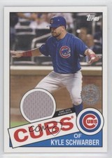 2020 Topps 1985 Topps Baseball Relics Series 2 Kyle Schwarber #85TR-KS 06ee