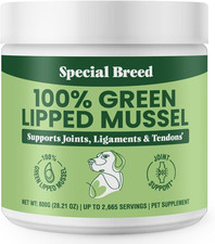 Green Lipped Mussel Powder for Dogs  Cats - 100 New Zealand Green Lipped Musse