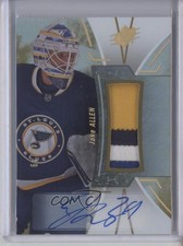 2016 SPx Stars and Legends Gold Premium Material 41/49 Jake Allen #38 Auto b9t