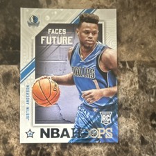Panini NBA Hoops 2015-16 Justin Anderson #20 Faces of the Future Rookie Card