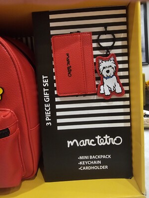 Marc Tetro 3 Piece Gift Set Mini Backpack Keychain  display picture 2