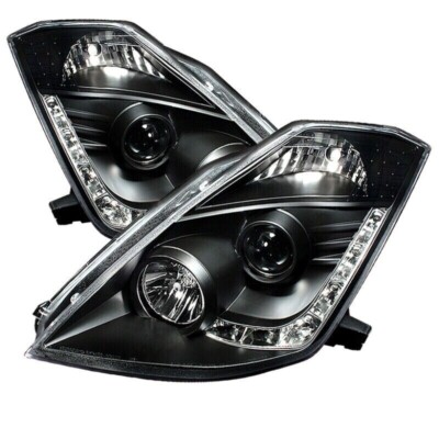 セット R50 H12 SP3 Spyder 5032225 for Nissan 350Z 03-05 Projector Headlights Xenon