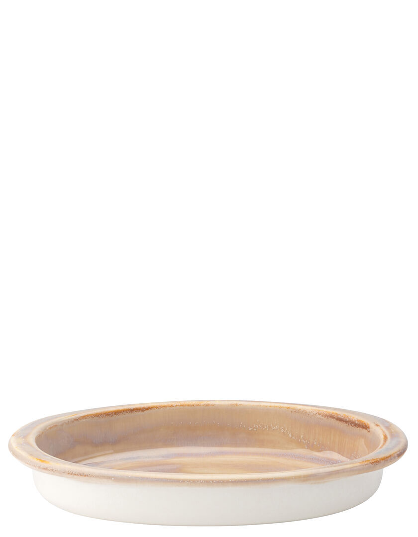 Murra Blush Porcelain Oval Eared Dish Serving Dish Set 10"" (25Cm) Pack Of 6
