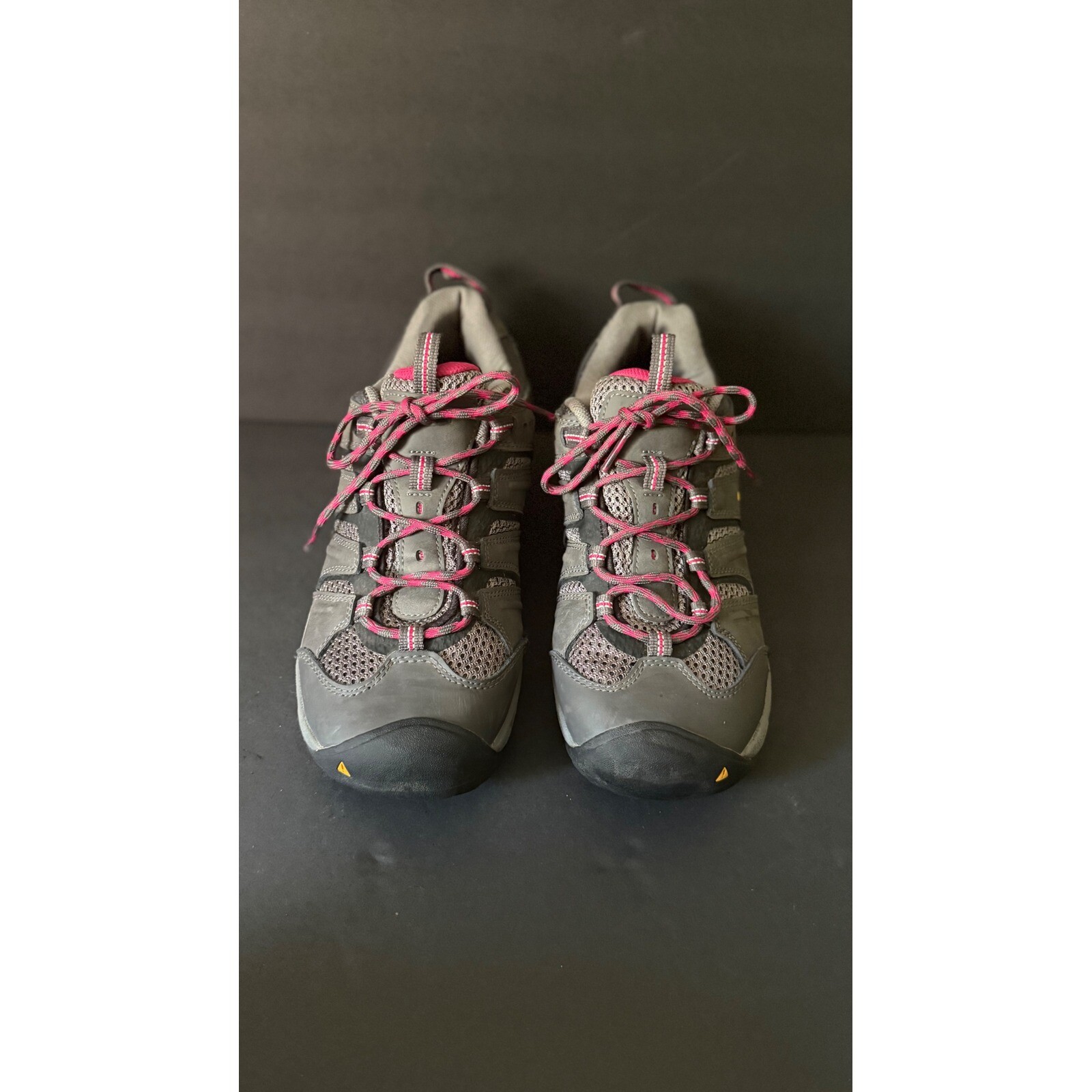 Keen Koven Scarpe da Escursionismo Trail Impermeabili Traspiranti Grigio Rosa Donna
