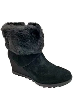 Koolaburra by UGG Women's Faux Fur Lined Wedge Boots