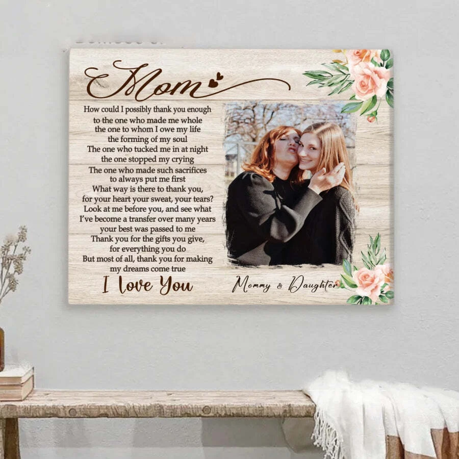 Mothers Day Gifts From Daughter, Mothers Day Gift Personalized