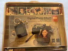 Digital Photo Album With Keychain 8Mb/USB Rechargeable 1.4 Inch High Res LCD