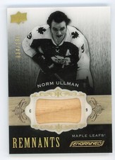 2018-19 Upper Deck Engrained Remnants #R-NO Norm Ullman /100 - Maple Leafs
