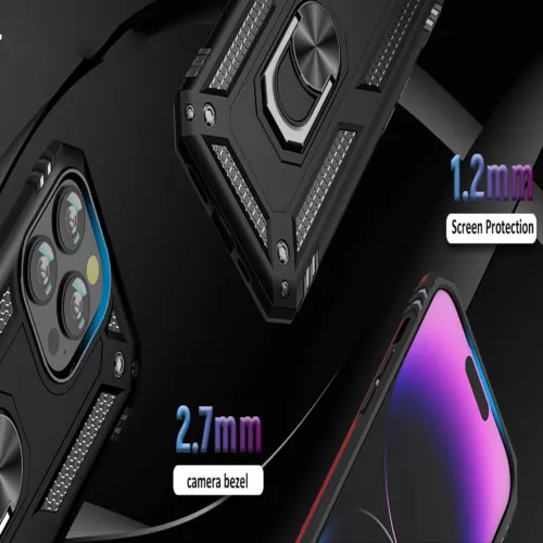 适用于 iPhone 11/11 Pro Max 外壳 手机保护套 防震支架 + 钢化玻璃 - 第 9 张/共 53 张