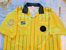 XL Men's Yellow Soccer Referee Shirt