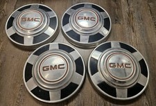 1973-1987 Gmc Truck Van 12 Dog Dish Wheel Hubcaps Gm Oem 4x2