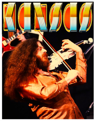 KANSAS - ROBBY STEINHARDT - 5''X7'' PHOTOGRAPH
