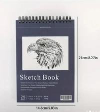 25 sheet Eaglehead sketchbook 6 X 8 NEW Shipping Included
