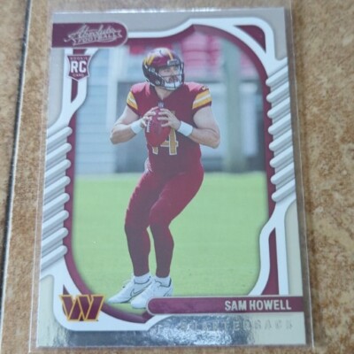 2022 PANINI ABSOLUTE SAM HOWELL ROOKIE CARD #105 RC COMMANDERS