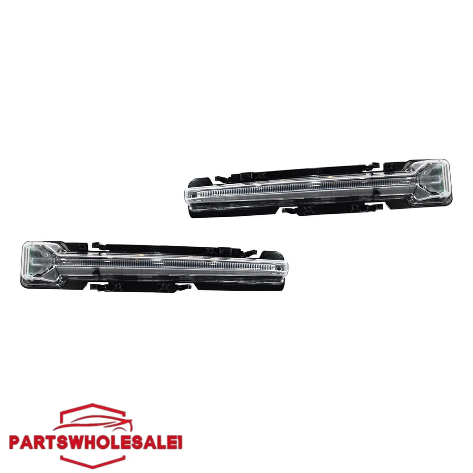 Front Bumper LED Parking Light Fog Lamp LH+RH Set For Ford Taurus 2010-2019 Foto 3 de 4